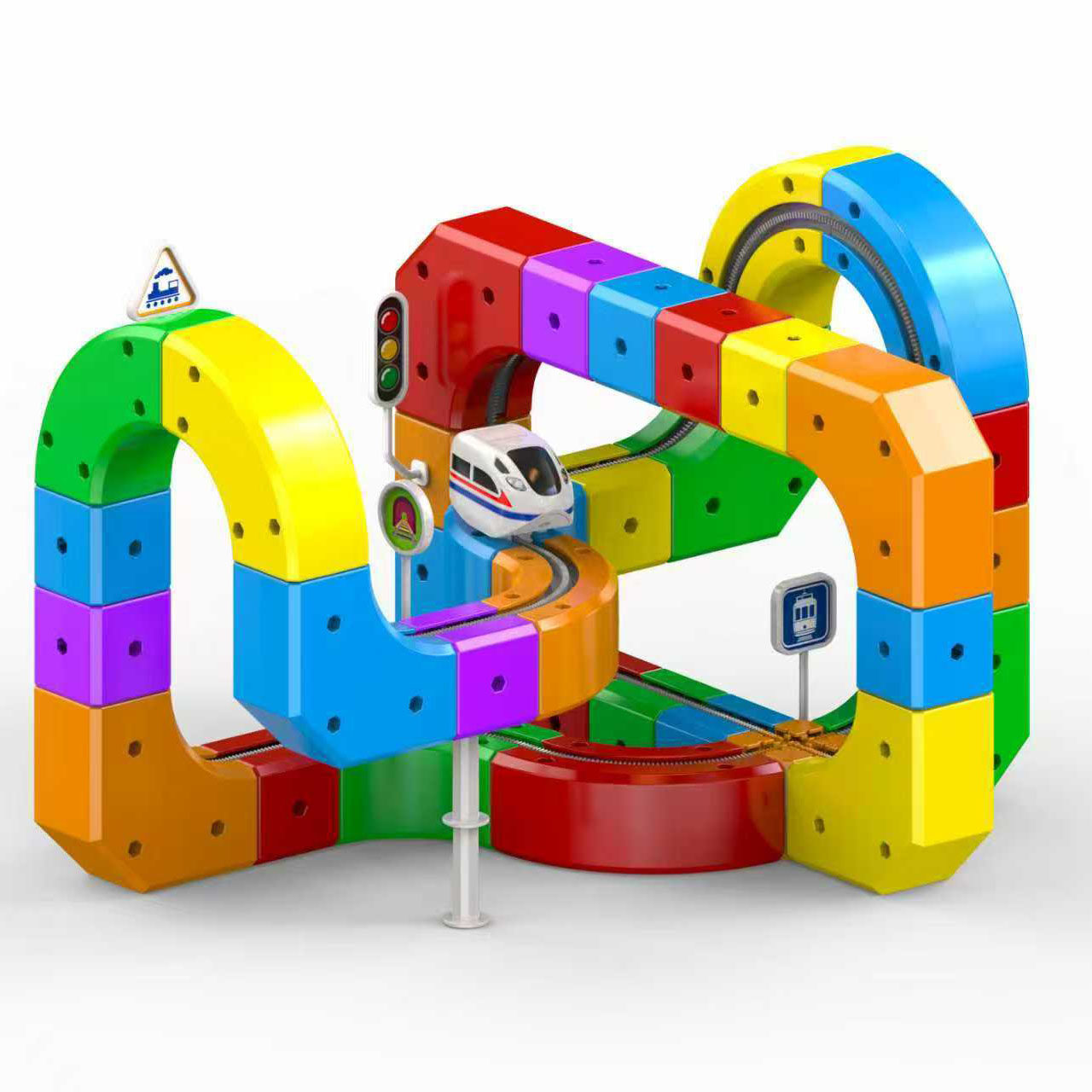 DIY Magic Rail Cube Track